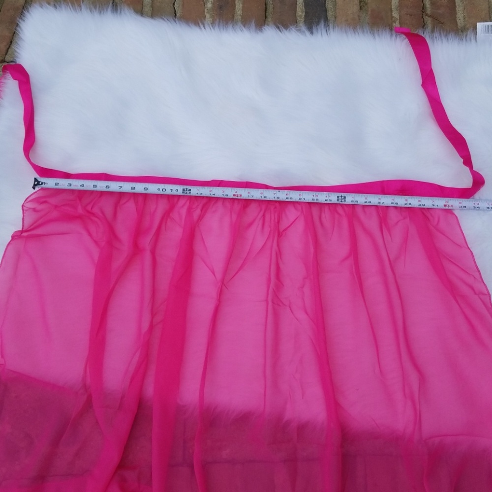 PINK/BLACK/ORANGE  BATHING SUIT COVER UP SKIRT - Picture 8 of 8